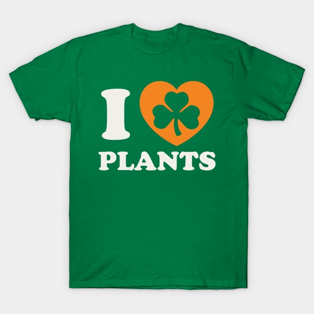 St Patricks Day Plants Irish Plant Lover Shamrock T-Shirt by PodDesignShop